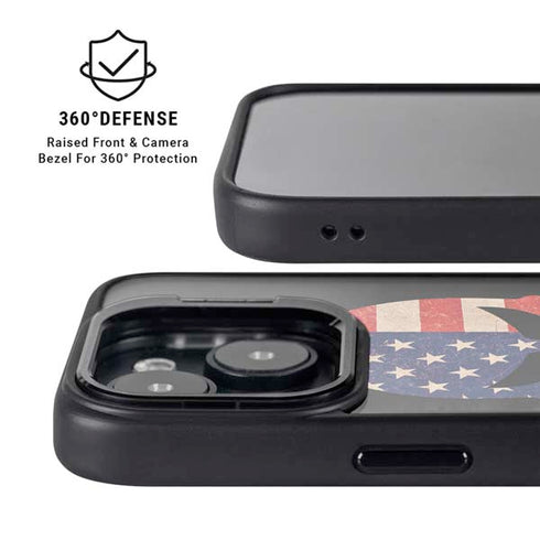 Molon Labe iPhone 15 Kickstand Case