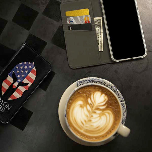 Molon Labe iPhone 15 Plus Folio Case