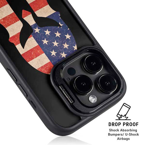 Molon Labe iPhone 15 Pro Kickstand Case