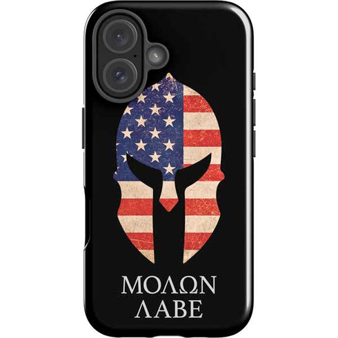 Molon Labe iPhone 16 Plus Impact Case