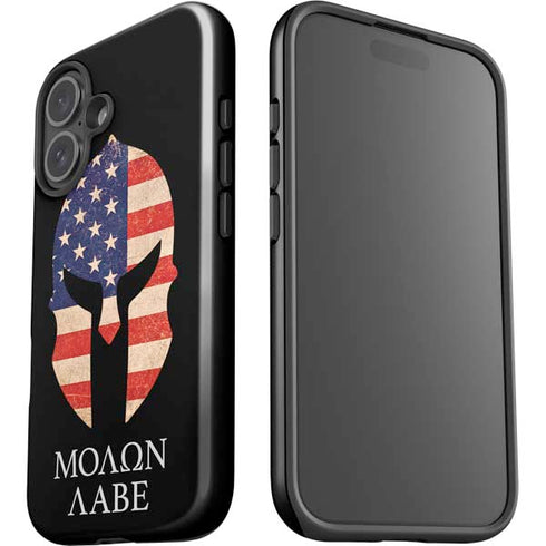 Molon Labe iPhone 16 Plus Impact Case