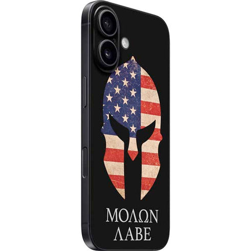 Molon Labe iPhone 16 Plus Skin