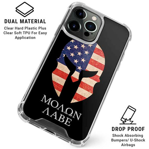 Molon Labe iPhone 16 Pro Clear Case