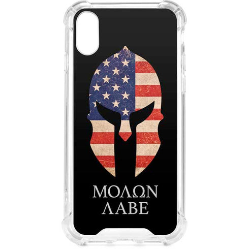 Molon Labe iPhone XS Clear Case