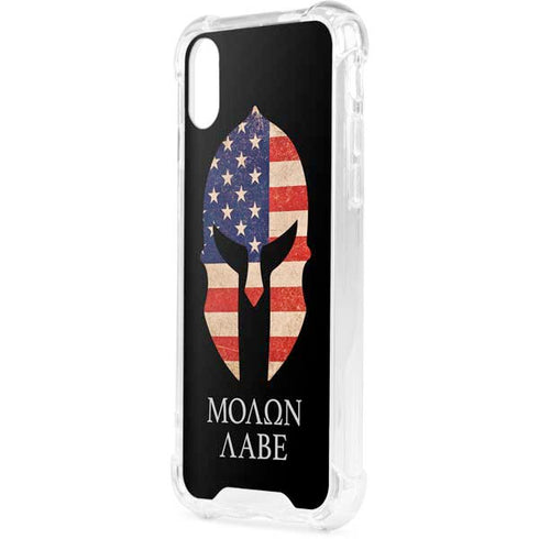 Molon Labe iPhone XS Clear Case