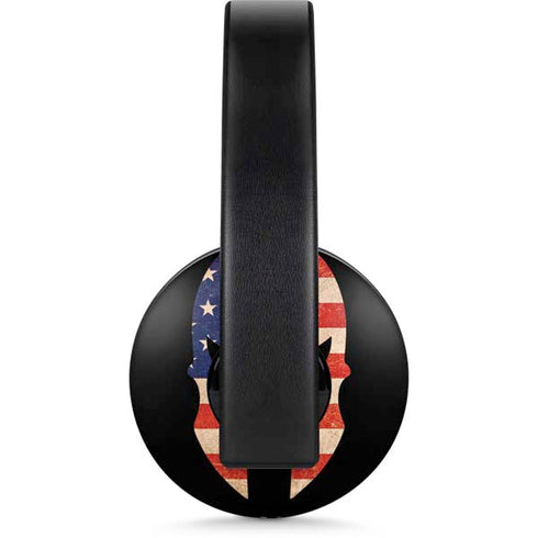 Molon Labe PlayStation 4 Gold Wireless Headset Skin
