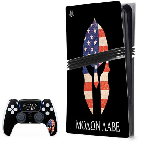 Molon Labe PS5 Pro Bundle Skin