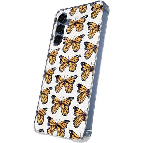 Monarch Butterflies by Cat Coq Galaxy A55 5G Clear Case