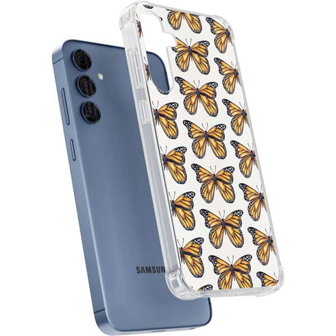 Monarch Butterflies by Cat Coq Galaxy A55 5G Clear Case