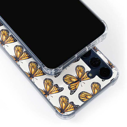 Monarch Butterflies by Cat Coq Galaxy A55 5G Clear Case