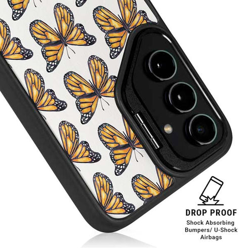 Monarch Butterflies by Cat Coq Galaxy S25 Kickstand Case