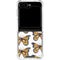 Monarch Butterflies by Cat Coq Galaxy Z Flip6 Clear Case