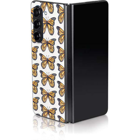 Monarch Butterflies by Cat Coq Galaxy Z Fold5 5G Skin