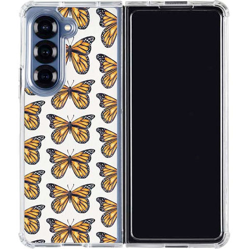Monarch Butterflies by Cat Coq Galaxy Z Fold6 Clear Case