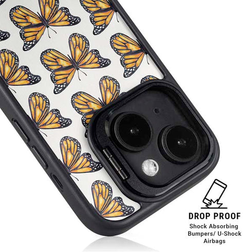 Monarch Butterflies by Cat Coq iPhone 14 Kickstand Case