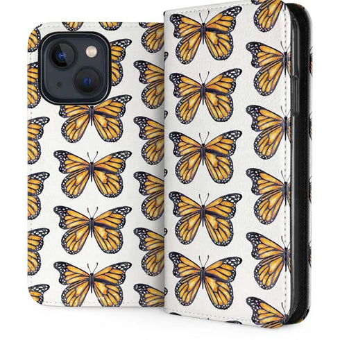 Monarch Butterflies by Cat Coq iPhone 15 Folio Case
