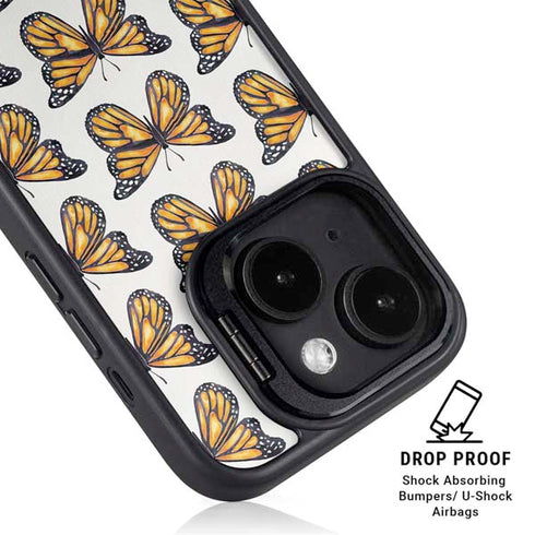 Monarch Butterflies by Cat Coq iPhone 15 Plus Kickstand Case