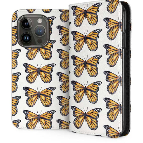 Monarch Butterflies by Cat Coq iPhone 15 Pro Folio Case