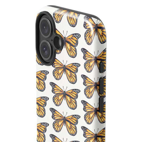 Monarch Butterflies by Cat Coq iPhone 16 Plus Impact Case