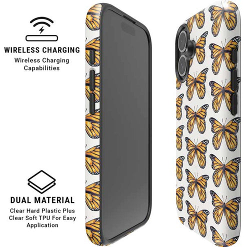 Monarch Butterflies by Cat Coq iPhone 16 Plus Magsafe Impact Case