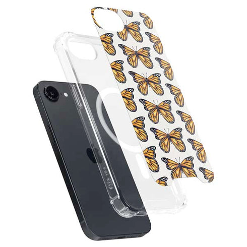 Monarch Butterflies by Cat Coq iPhone 16e MagSafe Case