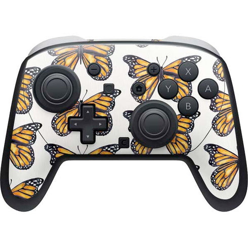 Monarch Butterflies by Cat Coq Nintendo Switch 2 (2025) Pro Controller Skin