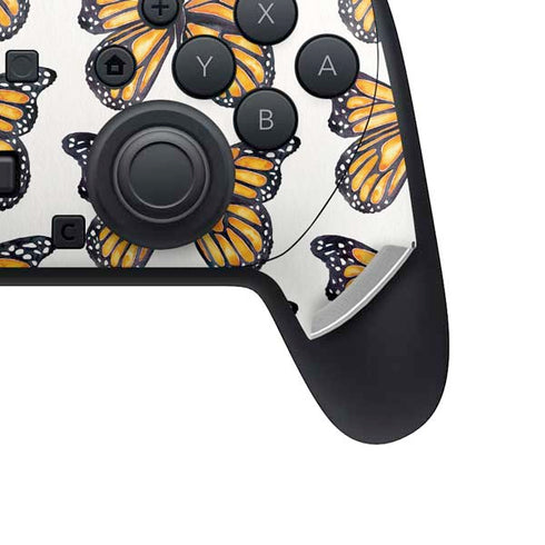 Monarch Butterflies by Cat Coq Nintendo Switch 2 (2025) Pro Controller Skin
