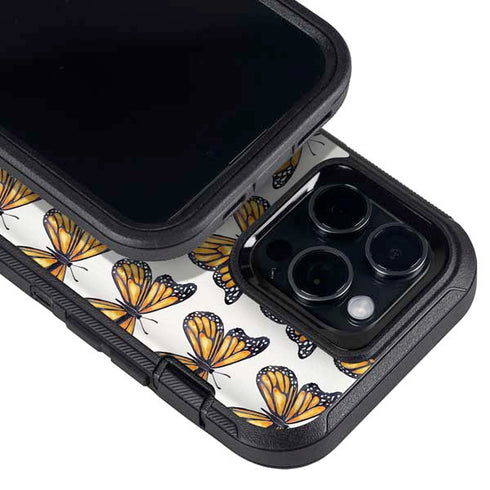 Monarch Butterflies by Cat Coq Otterbox Defender iPhone Skin