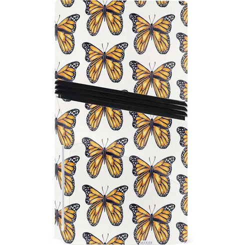 Monarch Butterflies by Cat Coq PS5 Pro Disk Console Skin