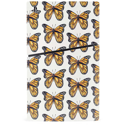 Monarch Butterflies by Cat Coq PS5 Slim Digital Edition Console Skin