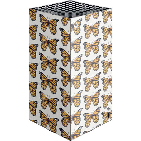Monarch Butterflies by Cat Coq XBox Series X Digital Edition Console Skin