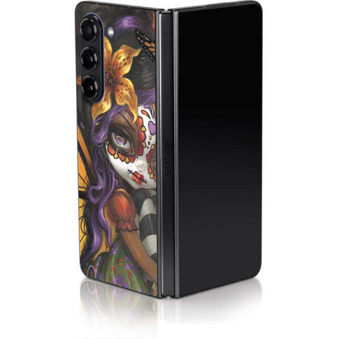 Monarch butterfly Fairy by Jasmine Becket-Griffith Galaxy Z Fold5 5G Skin