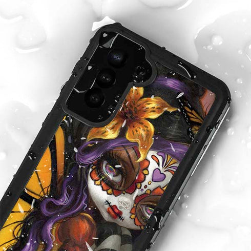 Monarch butterfly Fairy by Jasmine Becket-Griffith Galaxy S24 Plus Waterproof Case