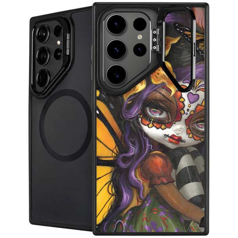 Monarch butterfly Fairy by Jasmine Becket-Griffith Galaxy S25 Ultra Kickstand Case