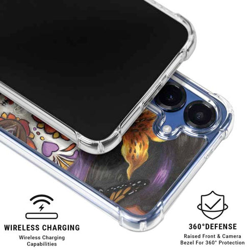 Monarch butterfly Fairy by Jasmine Becket-Griffith Galaxy S25 Clear Case
