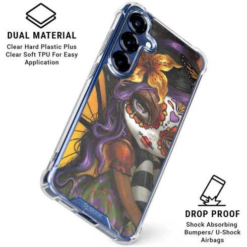 Monarch butterfly Fairy by Jasmine Becket-Griffith Galaxy S25 Plus Clear Case
