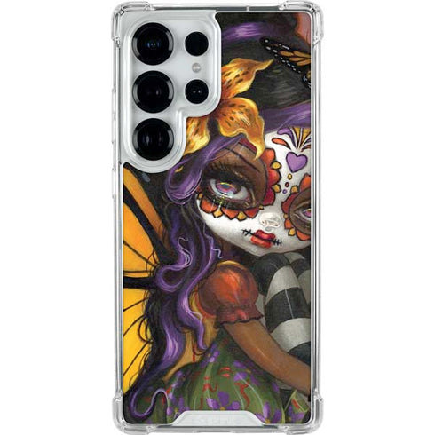 Monarch butterfly Fairy by Jasmine Becket-Griffith Galaxy S25 Ultra Clear Case