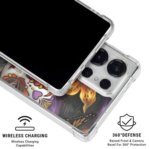Monarch butterfly Fairy by Jasmine Becket-Griffith Galaxy S25 Ultra Clear Case