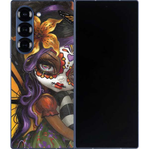 Monarch butterfly Fairy by Jasmine Becket-Griffith Galaxy Z Fold6 Skin