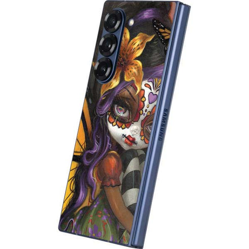 Monarch butterfly Fairy by Jasmine Becket-Griffith Galaxy Z Fold6 Skin