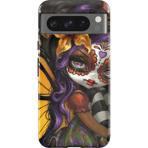 Monarch butterfly Fairy by Jasmine Becket-Griffith Pixel Cases