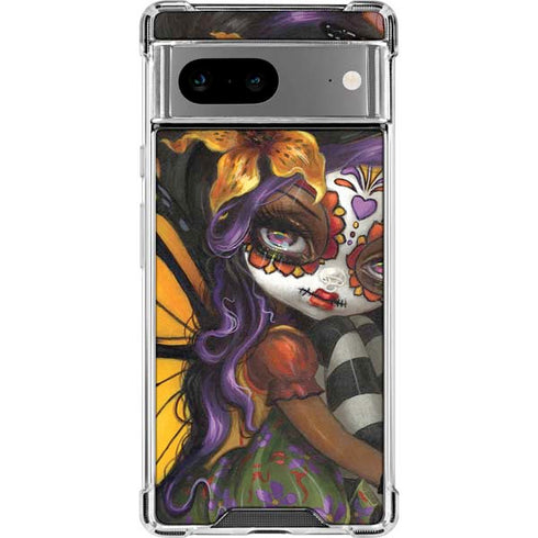 Monarch butterfly Fairy by Jasmine Becket-Griffith Pixel Cases