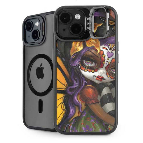 Monarch butterfly Fairy by Jasmine Becket-Griffith iPhone 14 Plus Kickstand Case