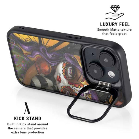 Monarch butterfly Fairy by Jasmine Becket-Griffith iPhone 15 Kickstand Case