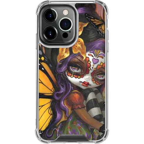 Monarch butterfly Fairy by Jasmine Becket-Griffith iPhone 16 Pro Clear Case