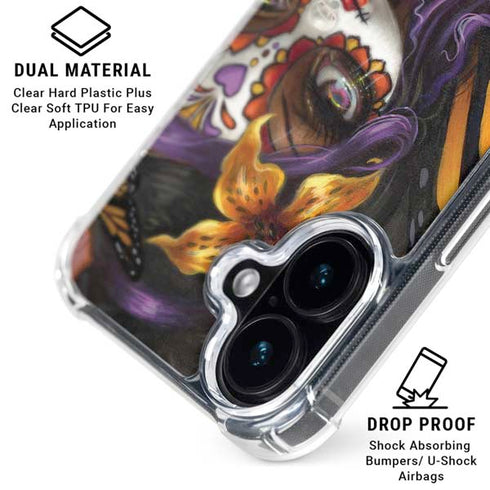 Monarch butterfly Fairy by Jasmine Becket-Griffith iPhone 17 Clear Case