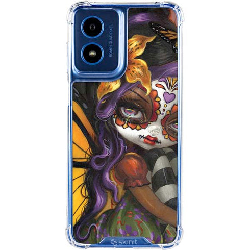 Monarch butterfly Fairy by Jasmine Becket-Griffith Moto G 5G (2024) Clear Case