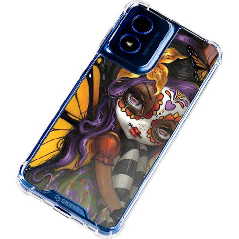 Monarch butterfly Fairy by Jasmine Becket-Griffith Moto G Play 4G (2024) Clear Case