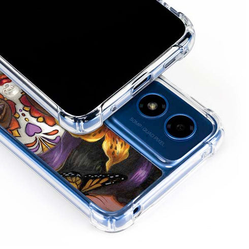 Monarch butterfly Fairy by Jasmine Becket-Griffith Moto G Play 4G (2024) Clear Case