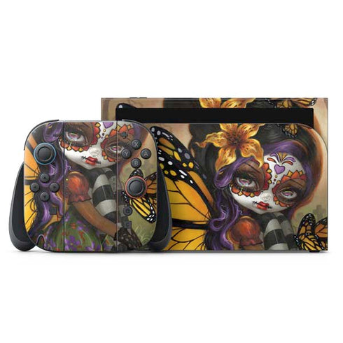 Monarch butterfly Fairy by Jasmine Becket-Griffith Nintendo Switch 2 (2025) with Joy-Con Skin
